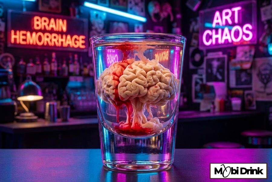 Shot Alien Brain z efektem mózgu