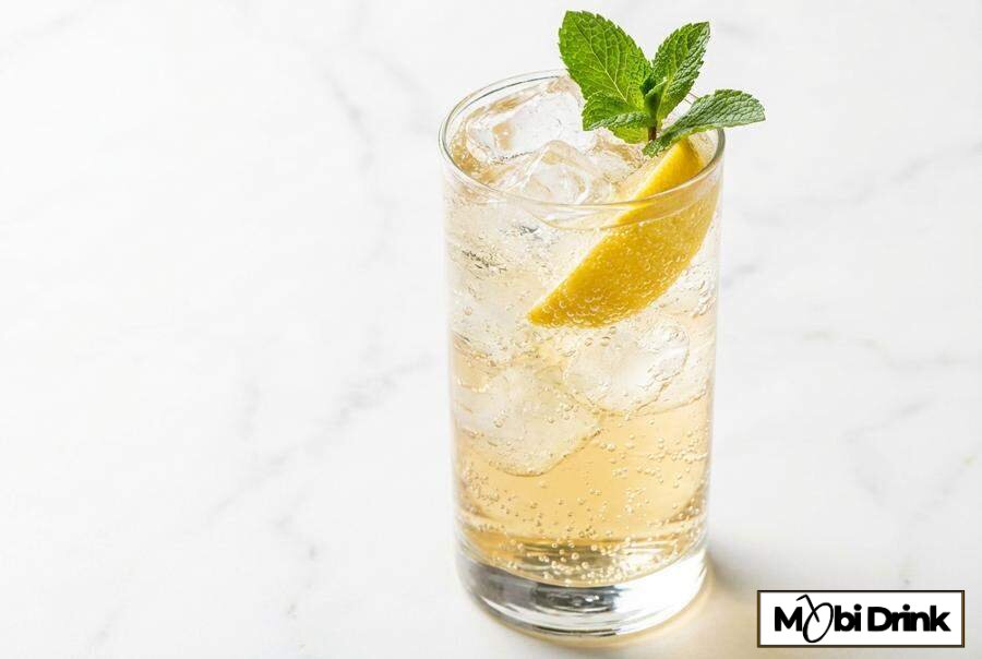 Musujący drink Amaretto Fizz