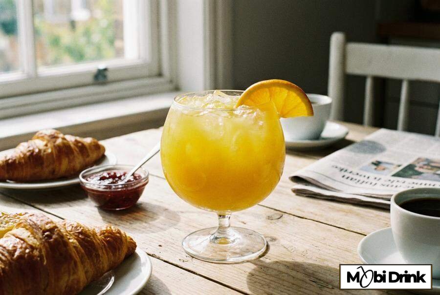 Aperol Spritz z dodatkiem soku pomarańczowego