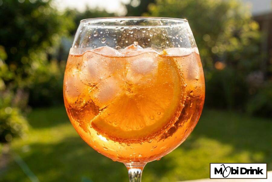 Orzeźwiający Aperol Vodka Spritz z lodem