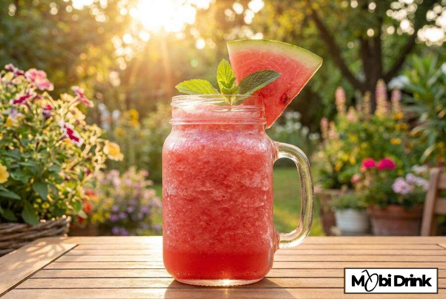 Mrożone arbuzowe slushie z wódką