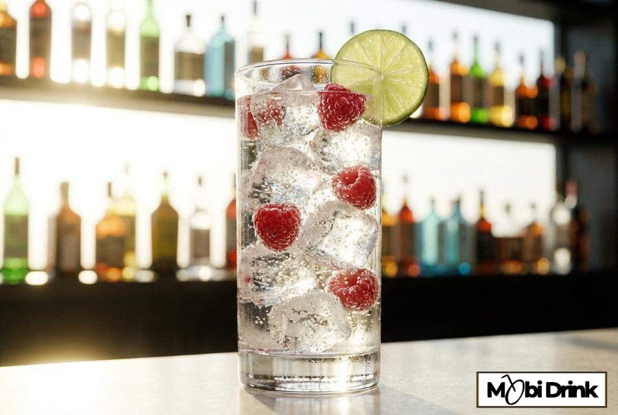 Prosty drink Bacardi Razz ze Spritem