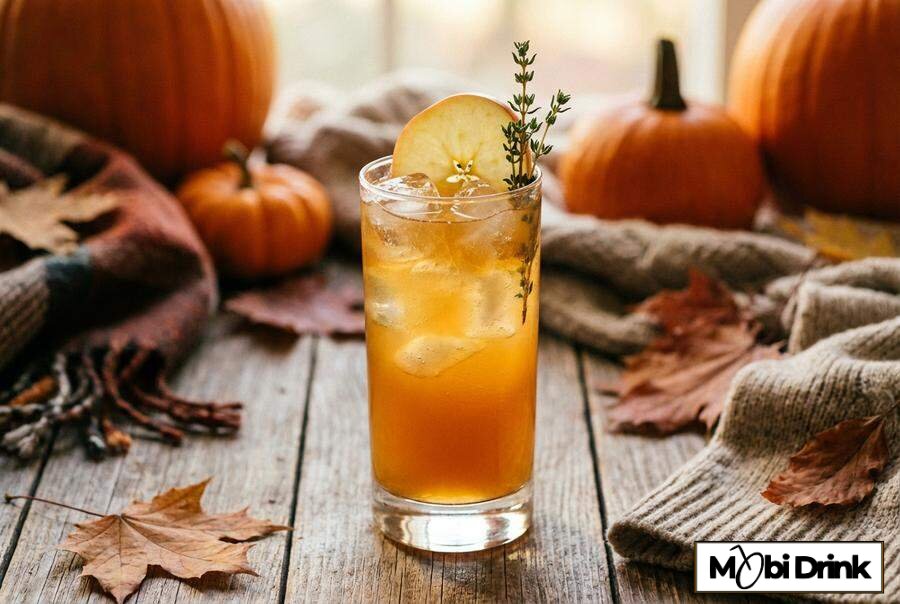 Jesienny drink Bacardi Spiced z jabłkiem
