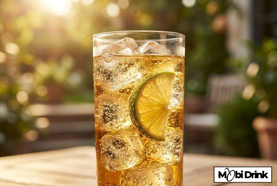 Koktajl Bacardi Spiced z ginger ale