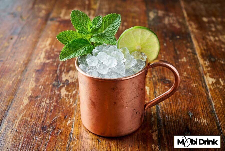 Bacardi Spiced Mule w miedzianym kubku