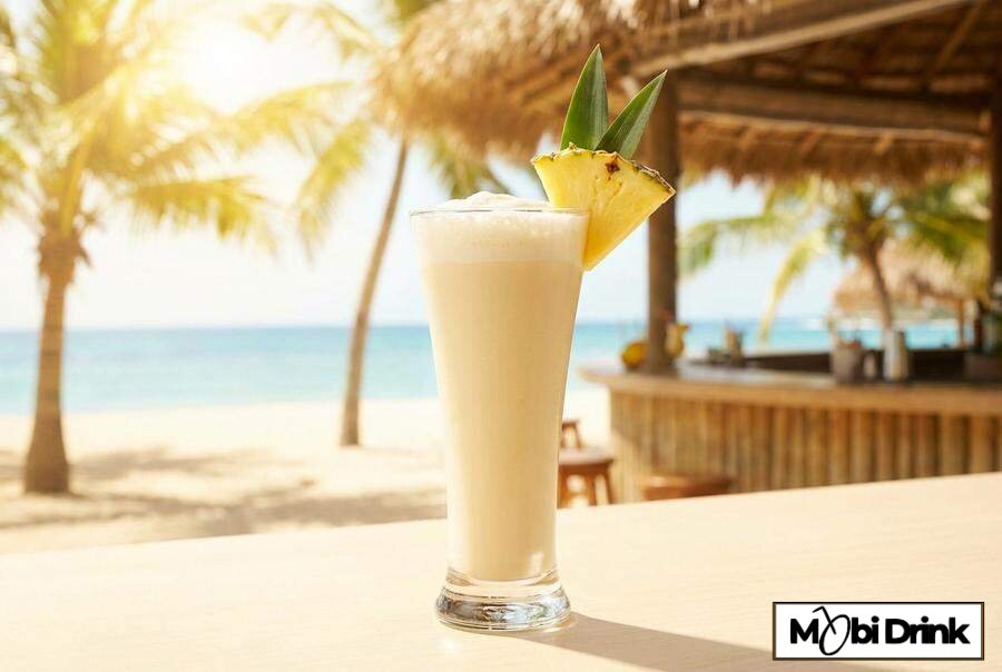 Egzotyczna Baileys Colada z ananasem