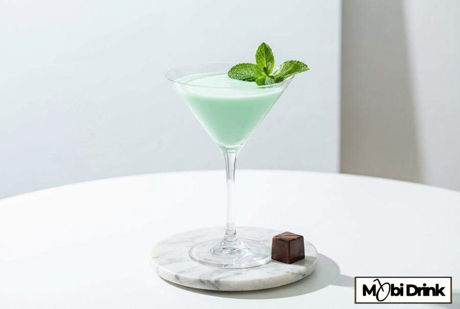 Miętowe Martini z Baileys w zielonym kolorze