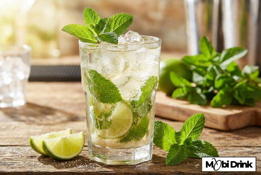 Orzeźwiające Białe Mojito z limonką i miętą