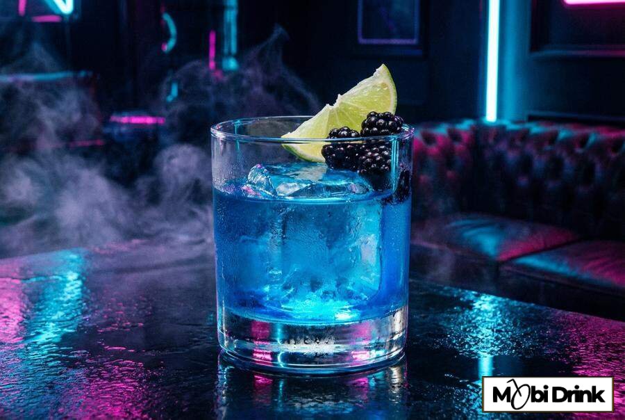Drink Blue Diablo z lodem