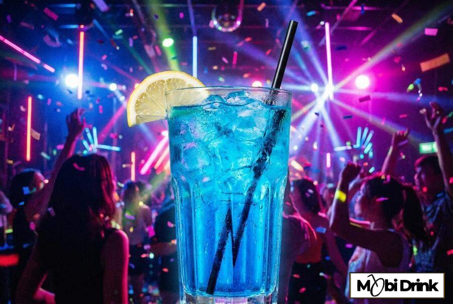 Niebieski drink Blue Lagoon