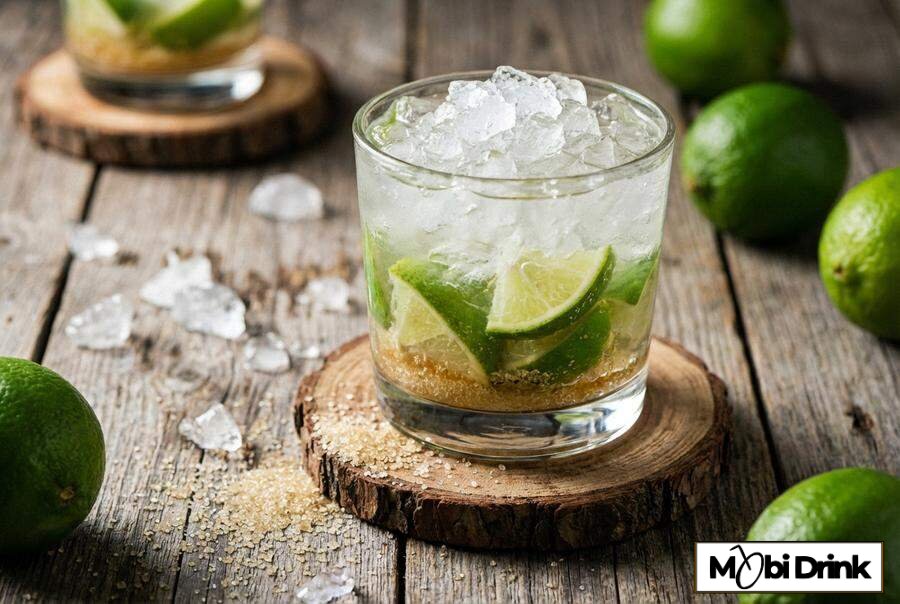 Caipirissima z limonką i lodem