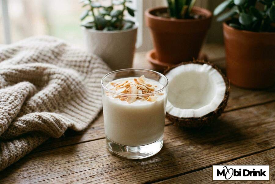 Mleczny drink Coco Jambo z wiórkami