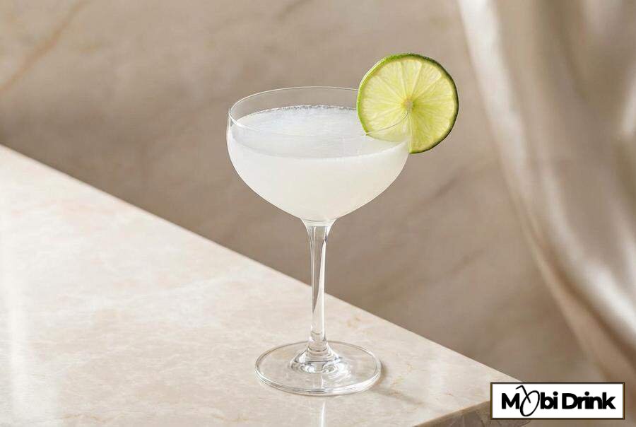 Elegancki koktajl Coconut Daiquiri w kieliszku