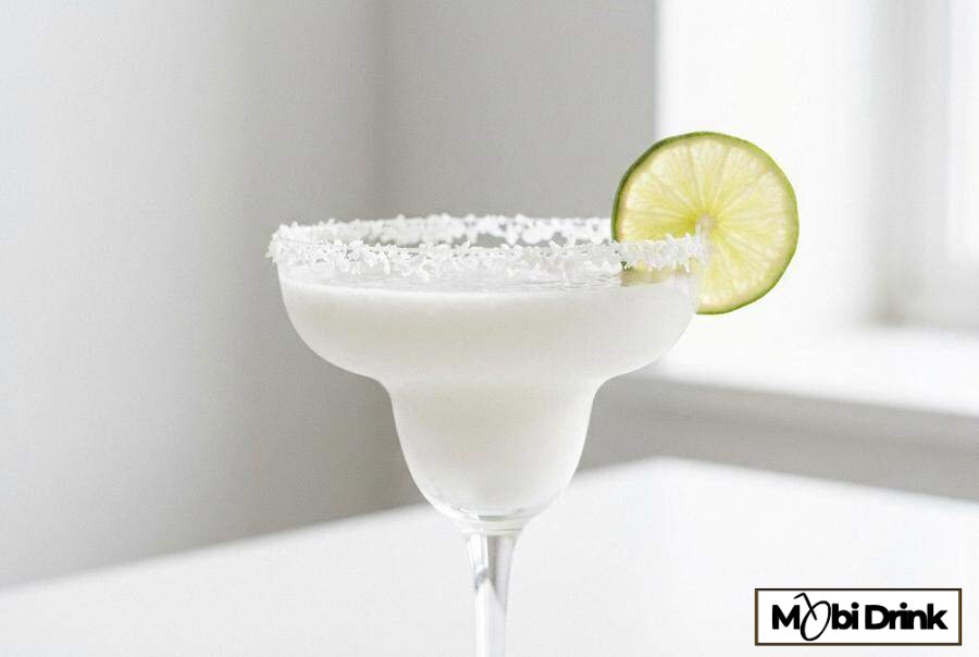 Biała Coconut Margarita z wiórkami kokosowymi