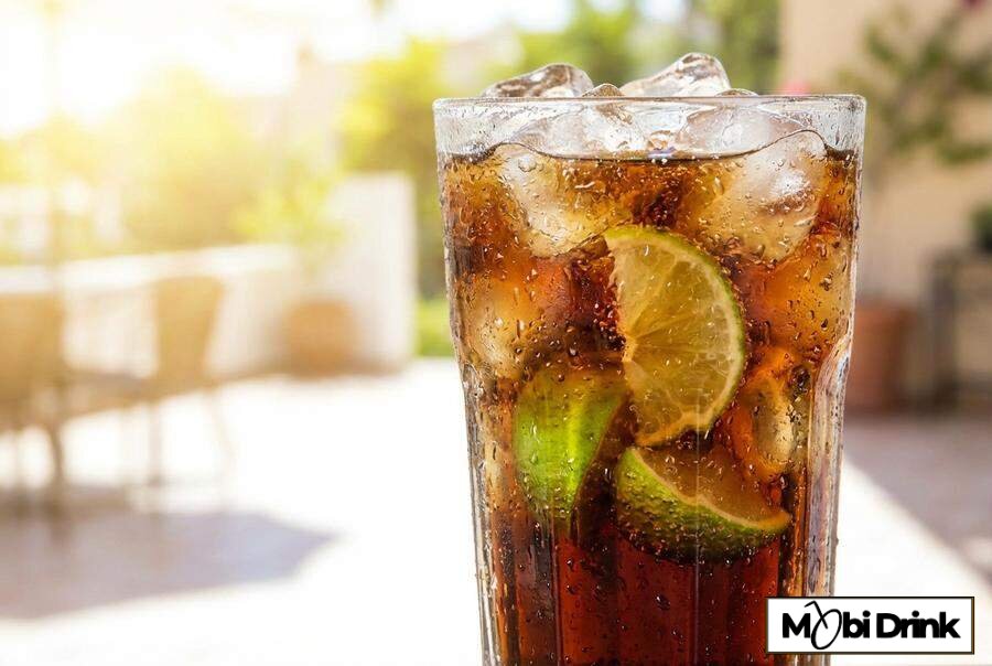 Cuba Libre z limonką i lodem
