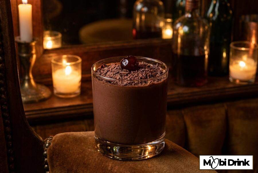 Deserowy drink czekoladowa wiśnia