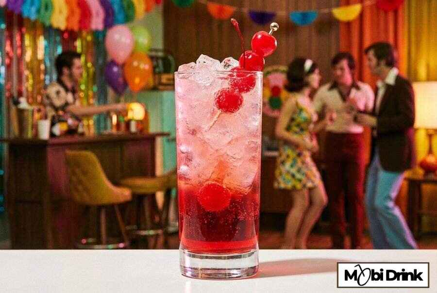 Różowy drink Dirty Shirley z wódką