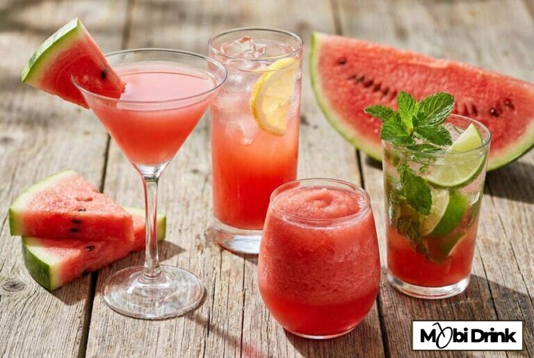 Drinki z arbuzem i wódką