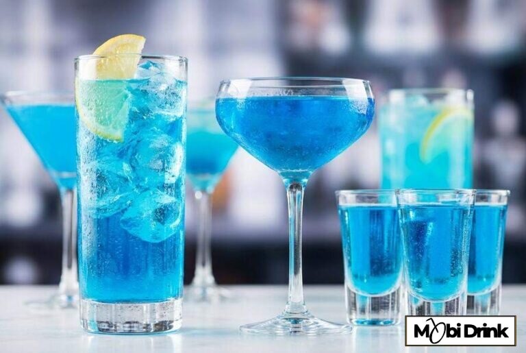 Drinki z Blue Curacao i wódką