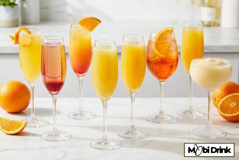 Drinki z prosecco i sokiem pomarańczowym