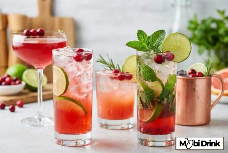 Drinki z wódką żurawinową