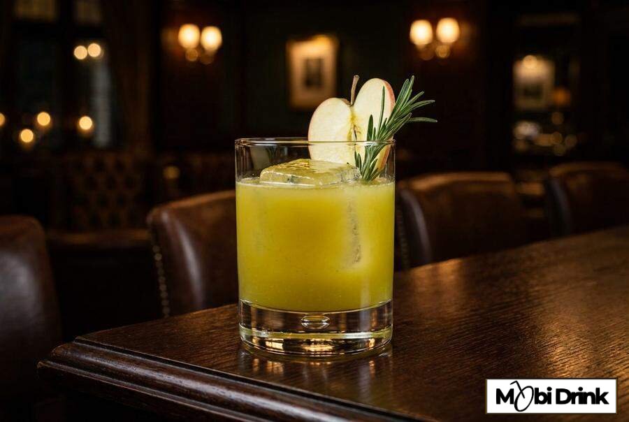 Mocny drink Dutch Courage z ginem i jabłkiem