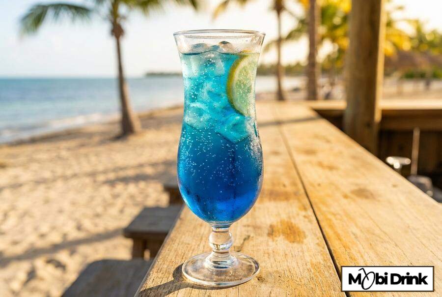 Niebieski drink Fizzy Blue Ocean