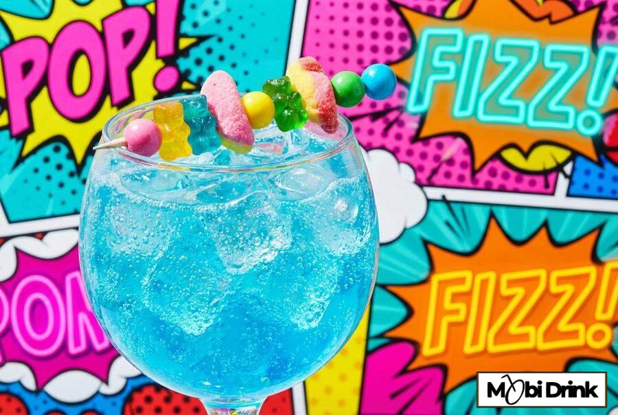 Różowy drink Fizzy Bubble Gum Boom
