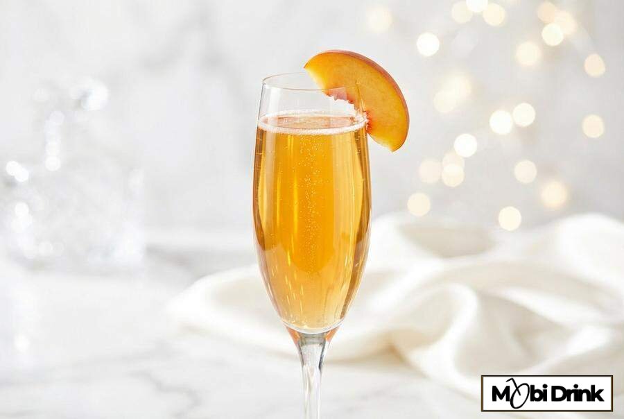 Brzoskwiniowy drink Fizzy Peach Bellini