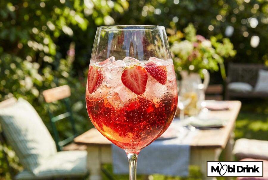 Truskawkowy drink Fizzy Strawberry Spritz