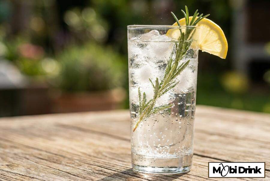 Orzeźwiający Grappa Tonic z rozmarynem