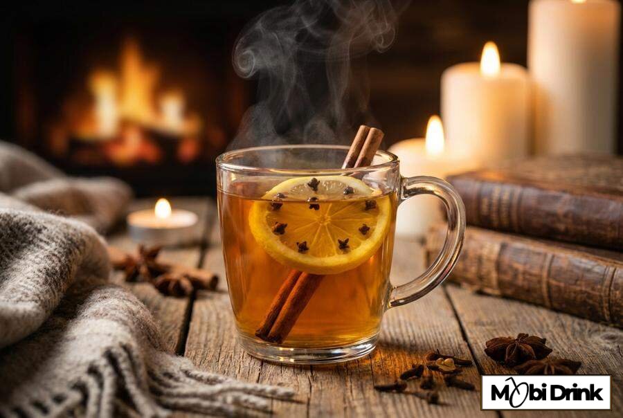 Rozgrzewający Hot Fire Toddy z cytryną