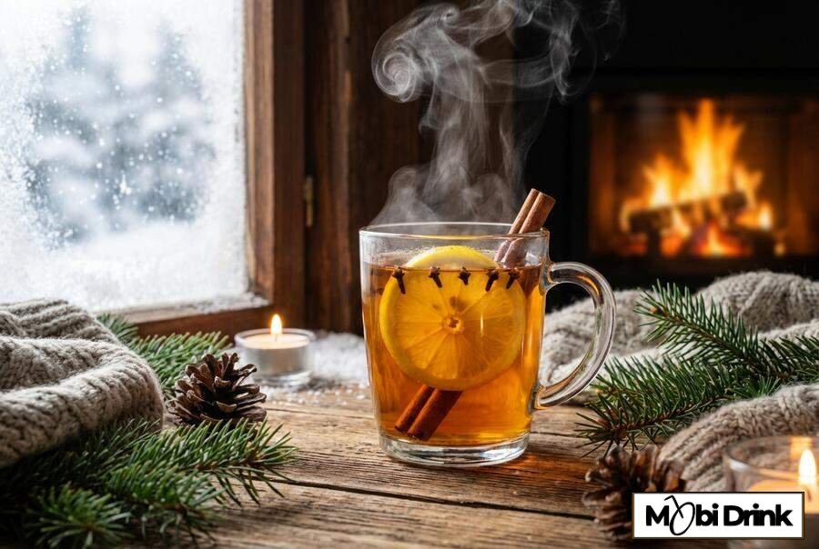 Rozgrzewający Hot Toddy z cynamonem i cytryną