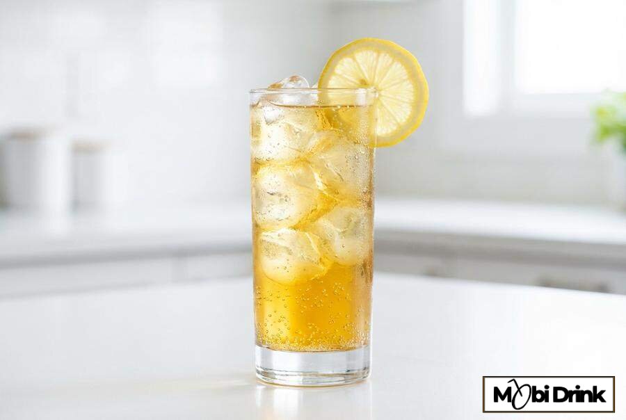 Orzeźwiający drink Jack Apple Fizz z cytryną