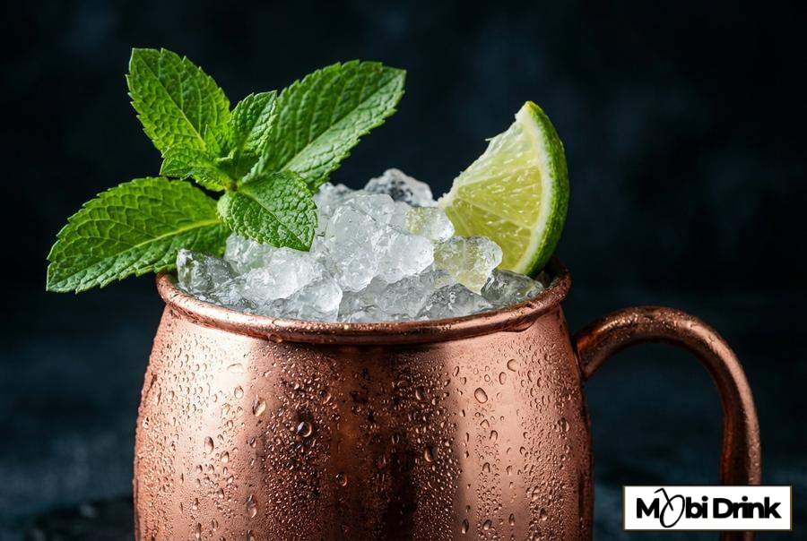 Jack Fire Mule w miedzianym kubku