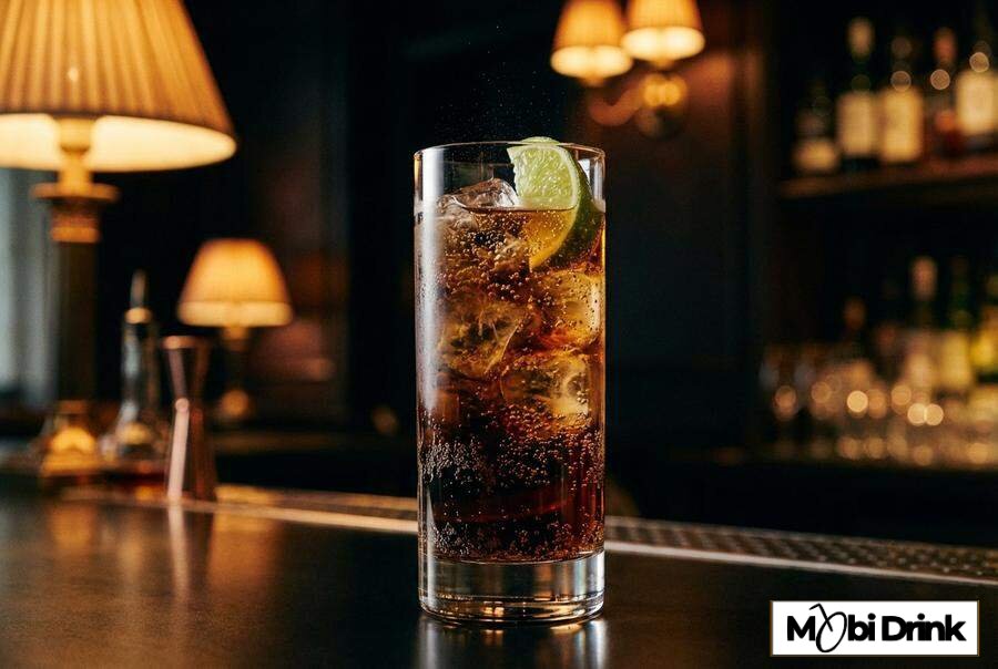 Drink Jack Daniels Honey z colą i limonką