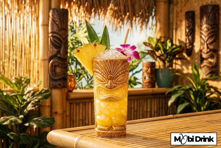 Egzotyczny drink Coconut Crush z ananasem