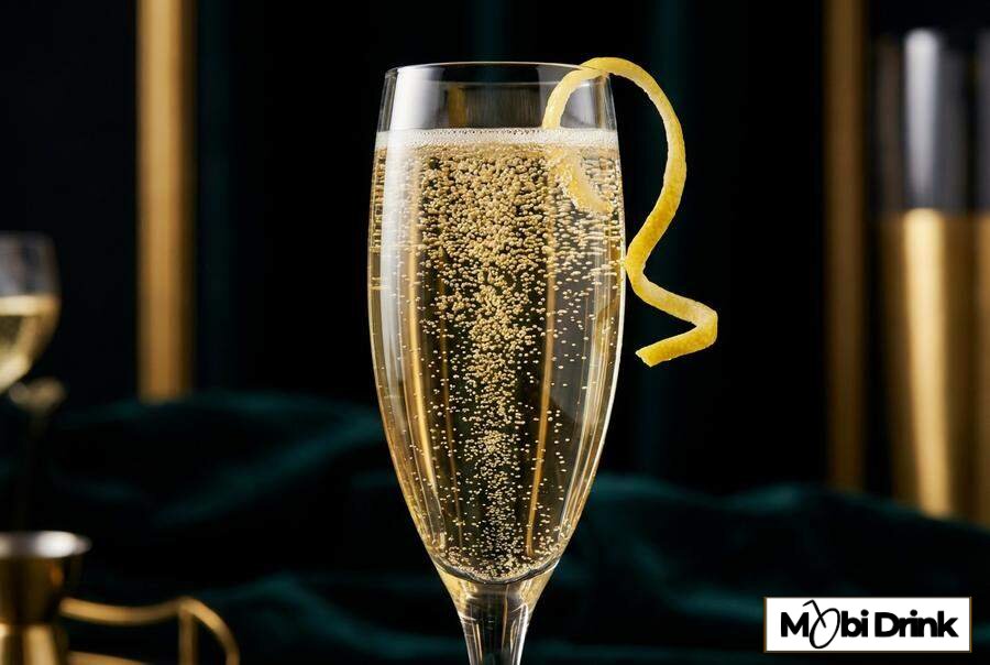 Elegancki koktajl Limoncello Royal z prosecco