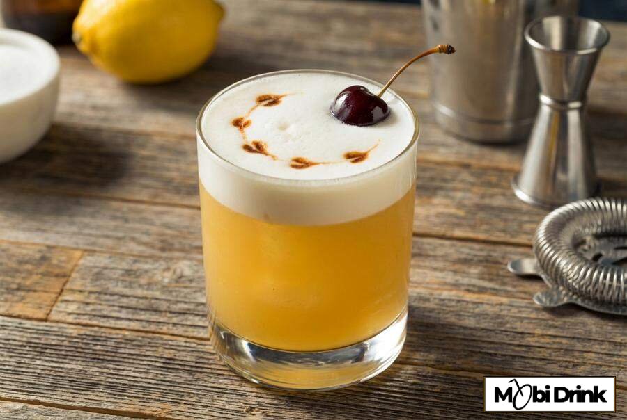 Klasyczny Limoncello Whiskey Sour z pianką