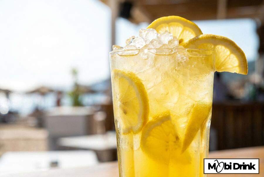 Orzeźwiający drink Lynchburg Lemonade z cytryną