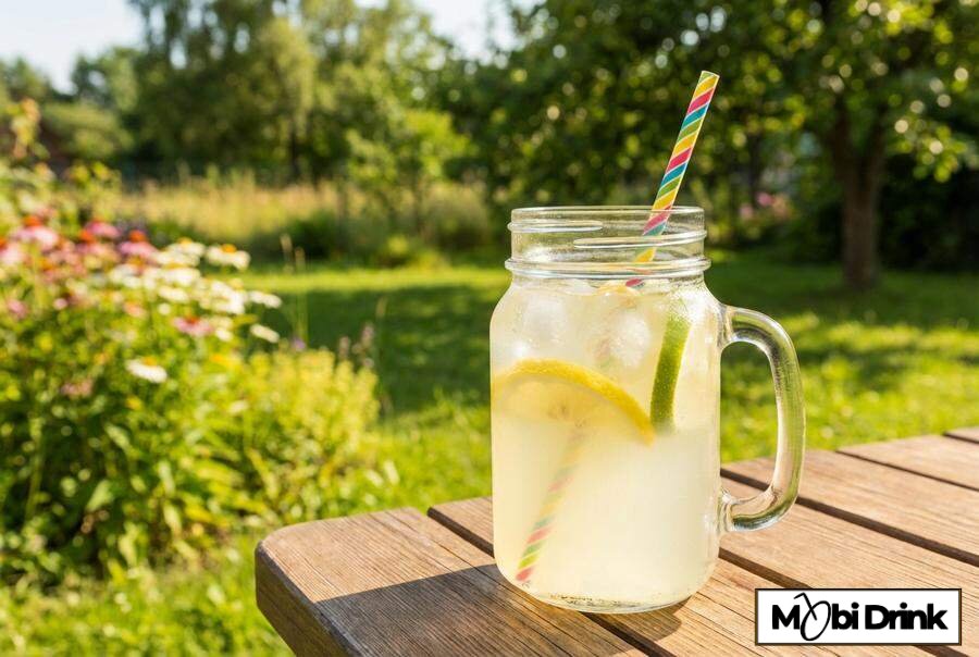 Letni drink Lynchburg Lemonade w słoiku