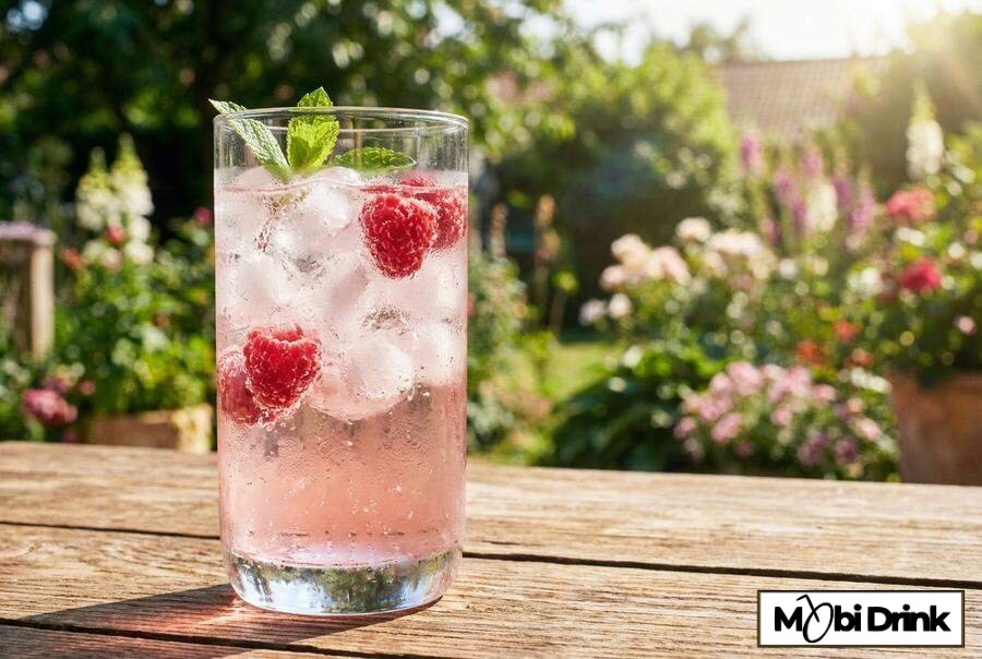 Prosty drink wódka malinowa z napojem 7up