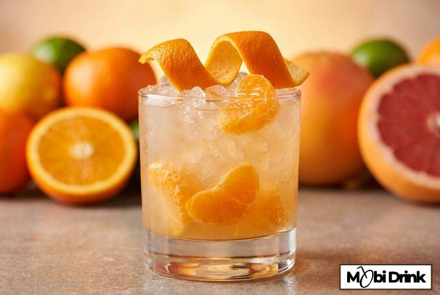 Drink z wina i mandarynek
