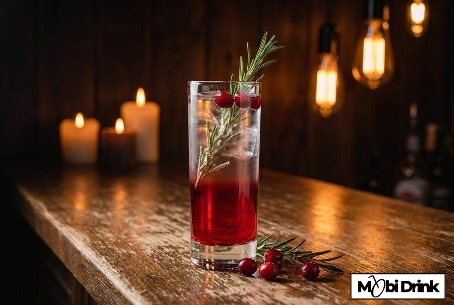 Drink Martini ze Sprite i sokiem żurawinowym