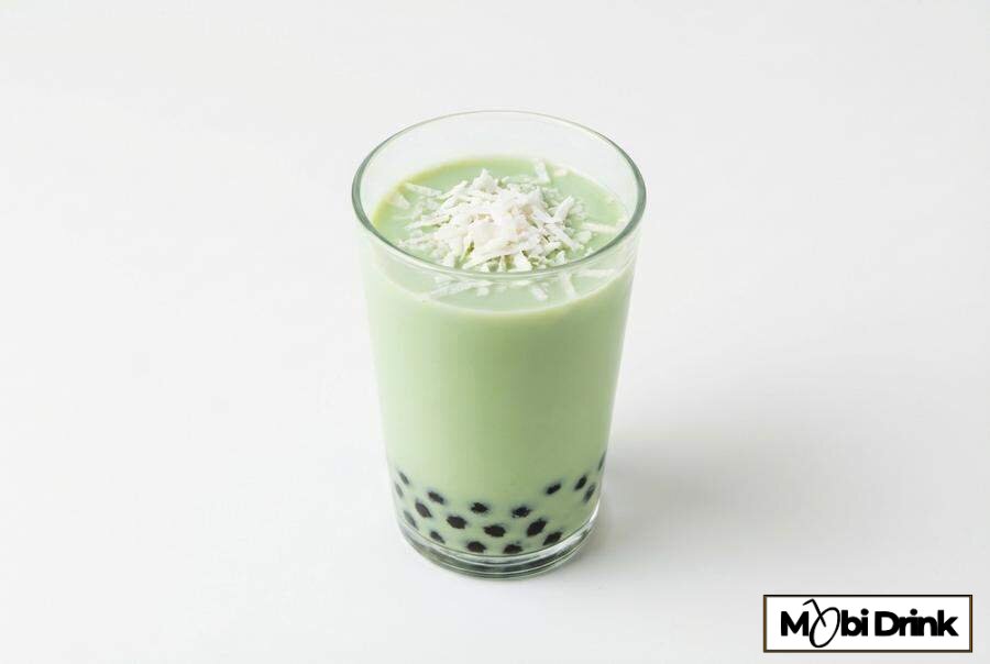 Drink Matcha Malibu Breeze z kokosem