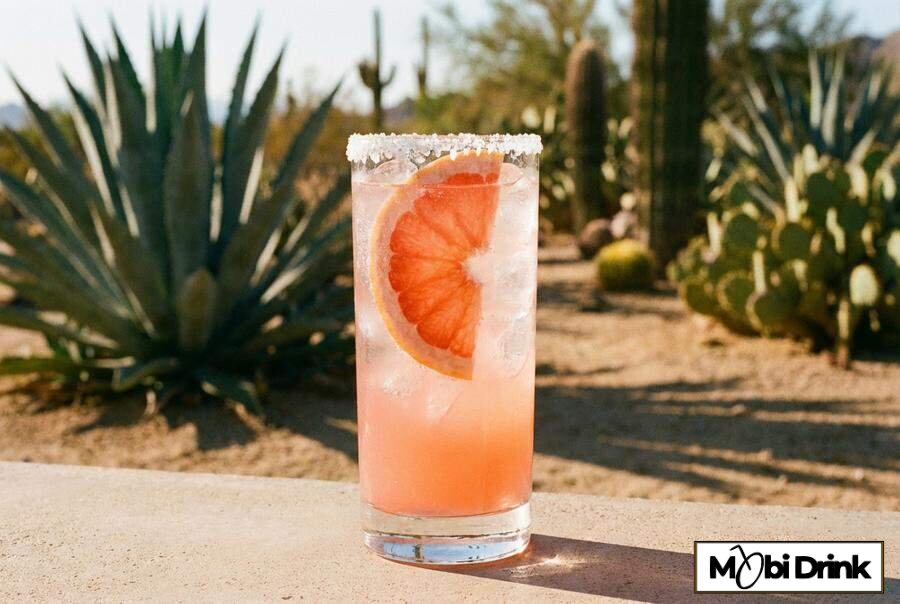 Różowa Paloma z grejpfrutem i tequilą