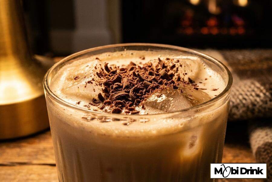 Mleczny drink z soplicą i czekoladą