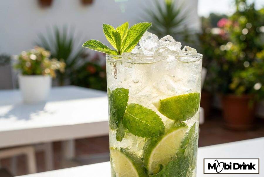 Mojito na bimbrze z miętą i limonką