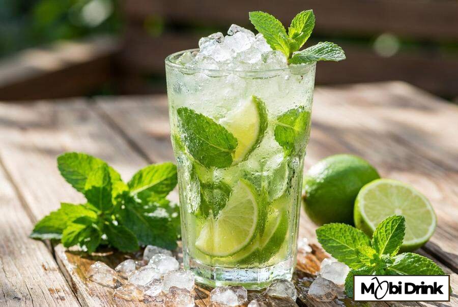 Mojito z wódką i kruszonym lodem