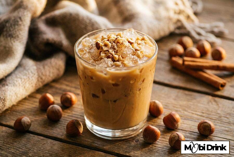 Orzechowy drink Nutty Irishman z kruszonymi orzechami